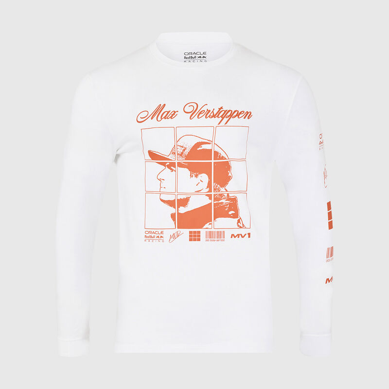 RBR FW UNISEX MV PUZZLE LS TEE - white