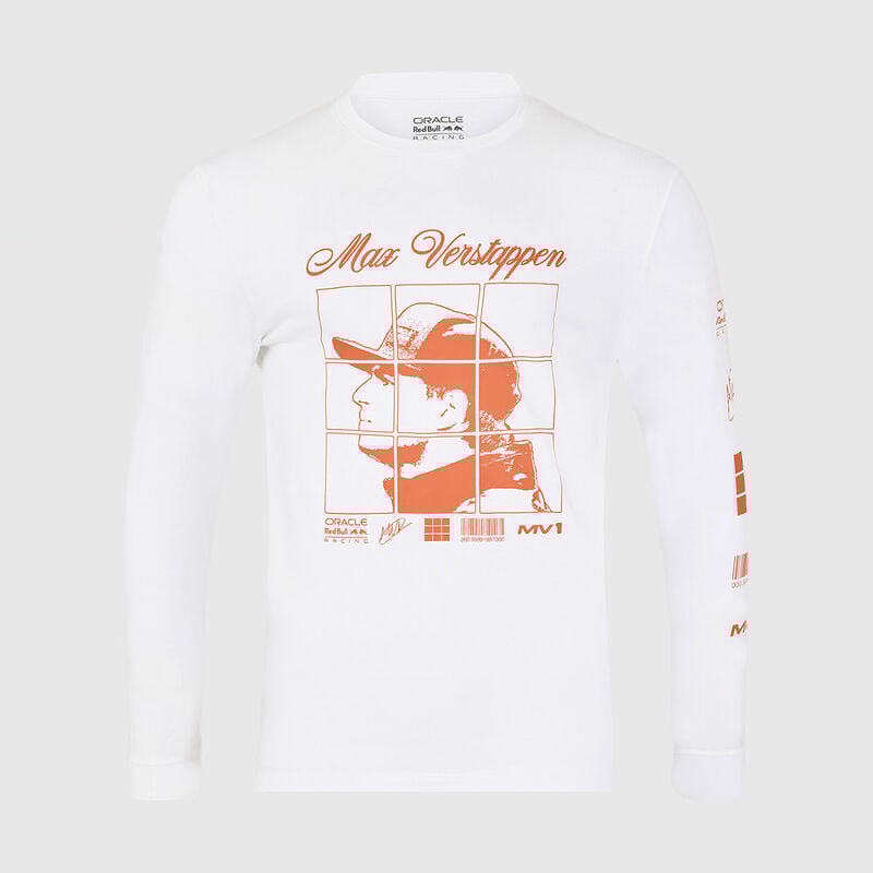 RBR FW UNISEX MV PUZZLE LS TEE - white