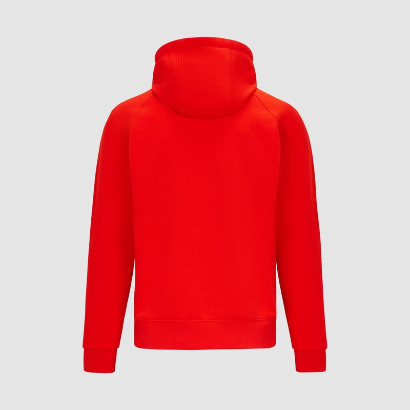 F1 FW LARGE LOGO HOODED SWEAT - red
