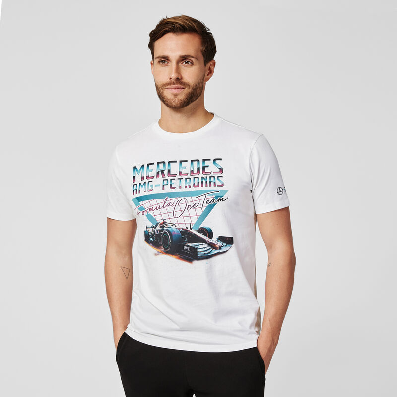 MAPF1 FW MENS CAR GRAPHIC TEE - white