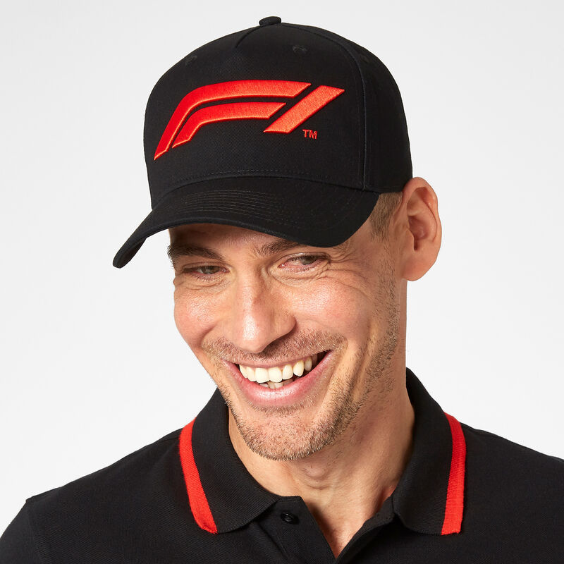 F1 FW LARGE LOGO BASEBALL CAP - black