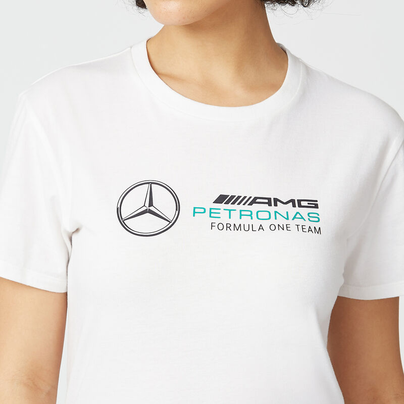 MAPF1 FW WOMENS LARGE LOGO TEE - white