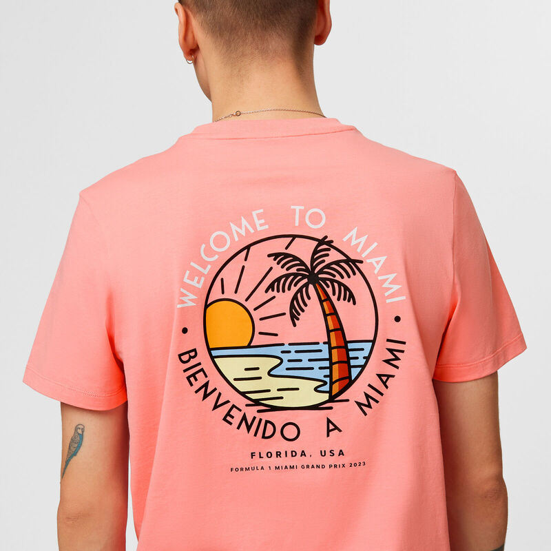 F1 FW RS MIAMI TEE - pink