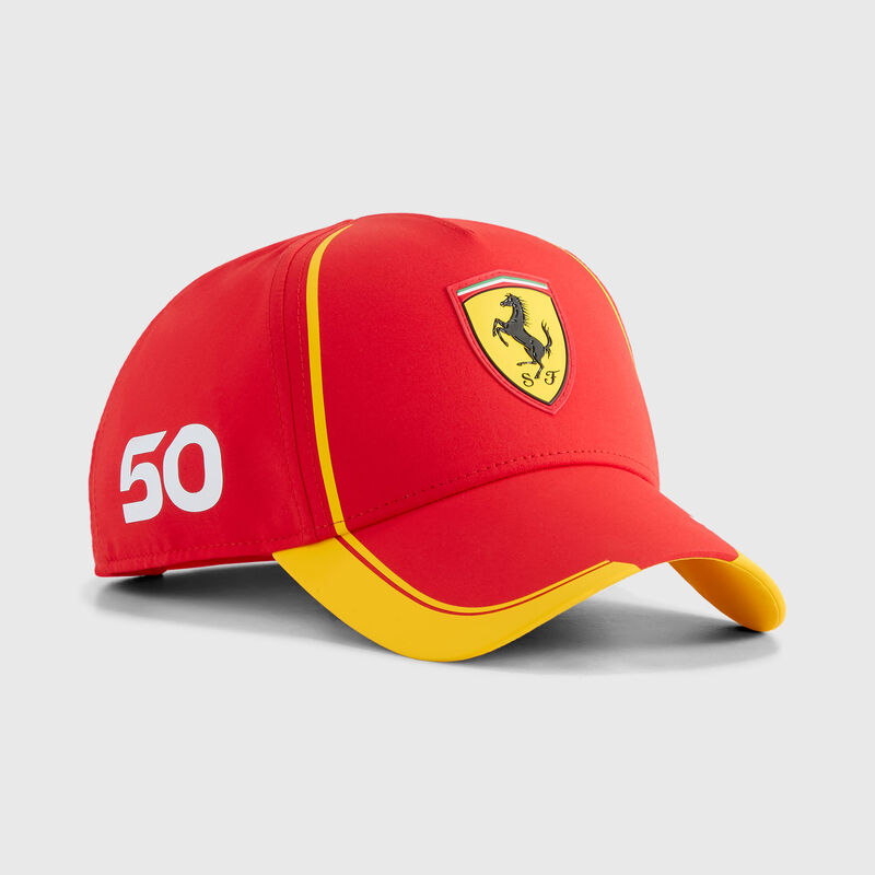 Scuderia Ferrari F1 - PUMA 2026 Team Hypercar Cap #50 2026 - Scuderia Ferrari - Puma rojo #50 ONE SIZE - Fuel For Fans F1 Tienda de mercancías