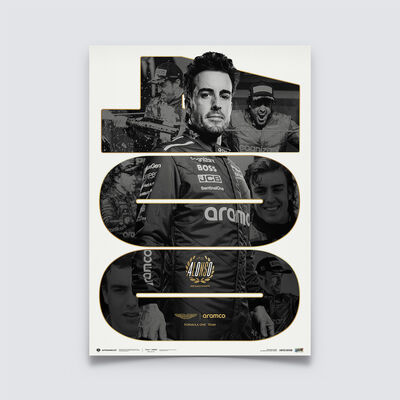 Fernando Alonso 400 Poster
