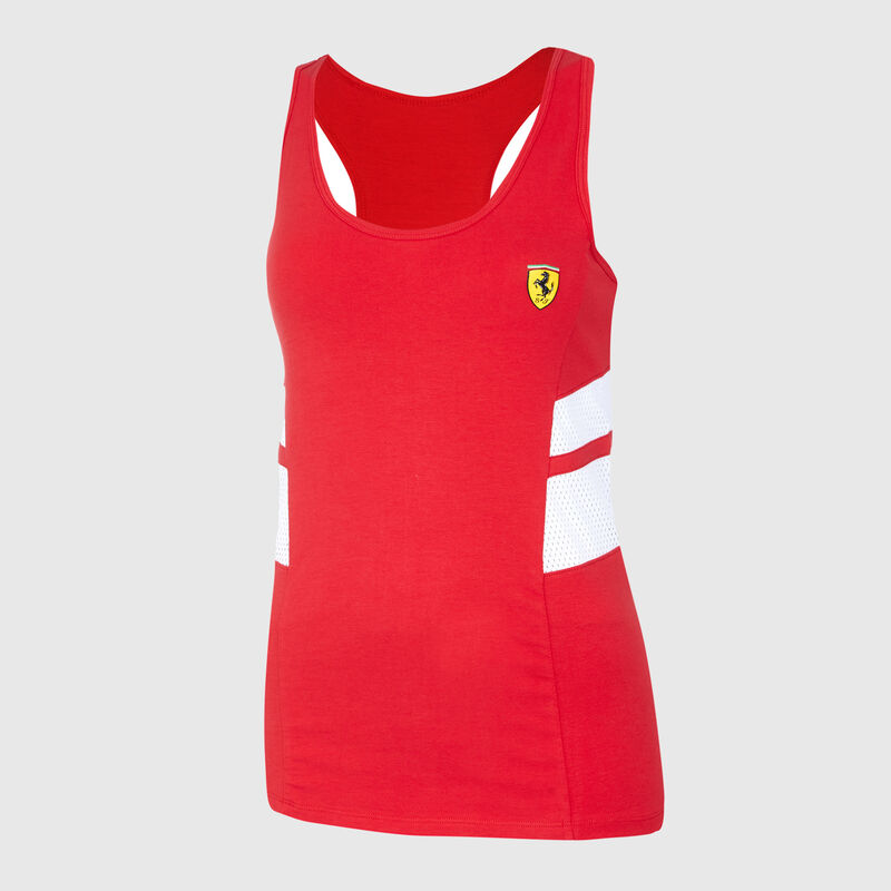 SF FW WOMENS RACER BACK VEST - red