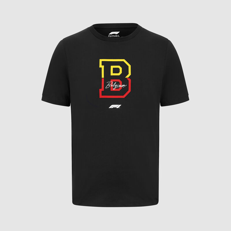 F1 FW RS BELGIUM TEE - black
