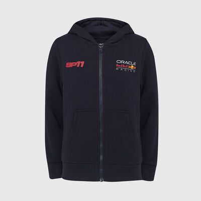 Sudadera infantil con capucha y cremallera Sergio Pérez Race Car