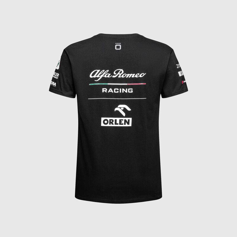 ALFA ROMEO RACING MENS ESSENTIAL TEE - black