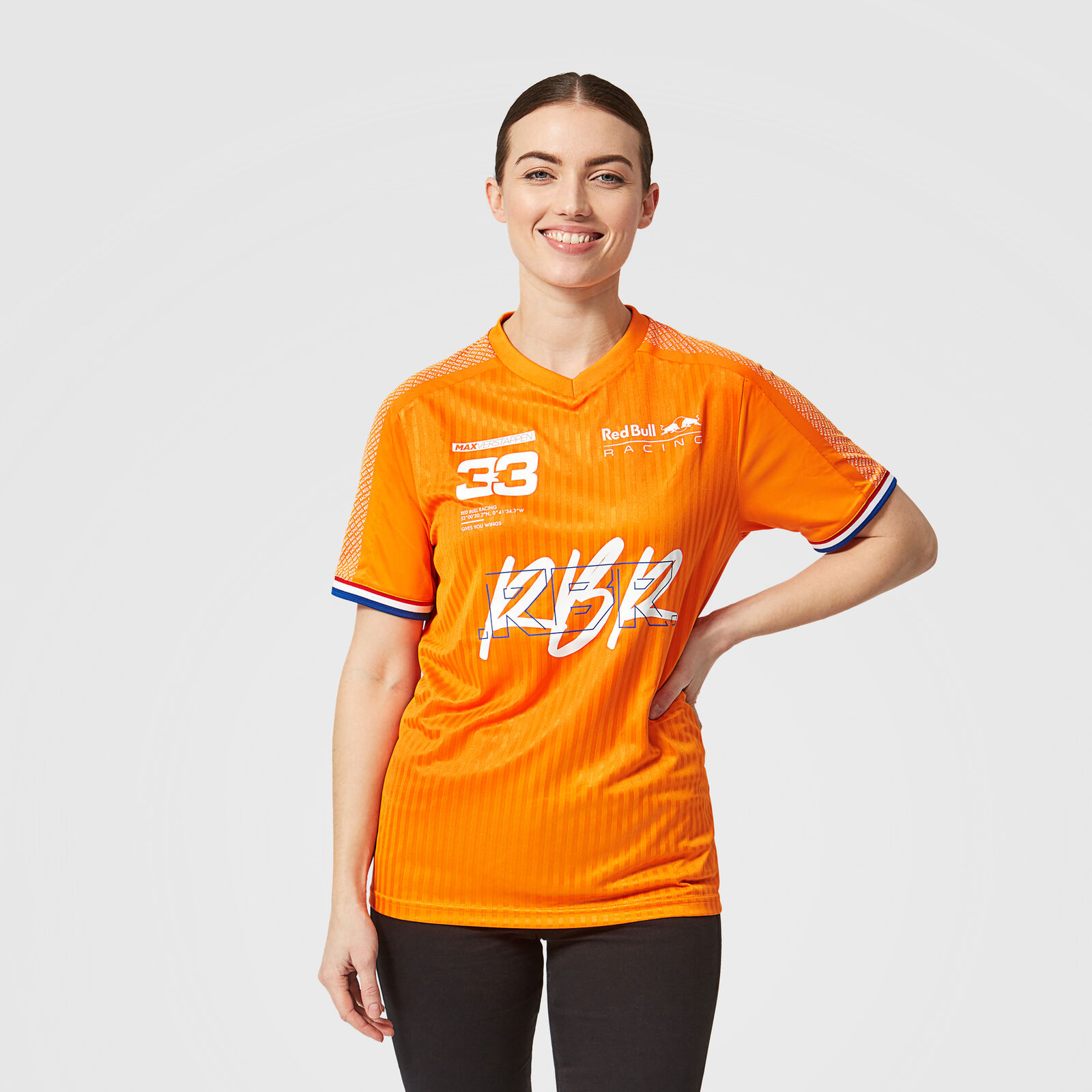 kas Productiecentrum pk Max Verstappen Rbr Orange T-Shirt - Red Bull Racing | Fuel For Fans