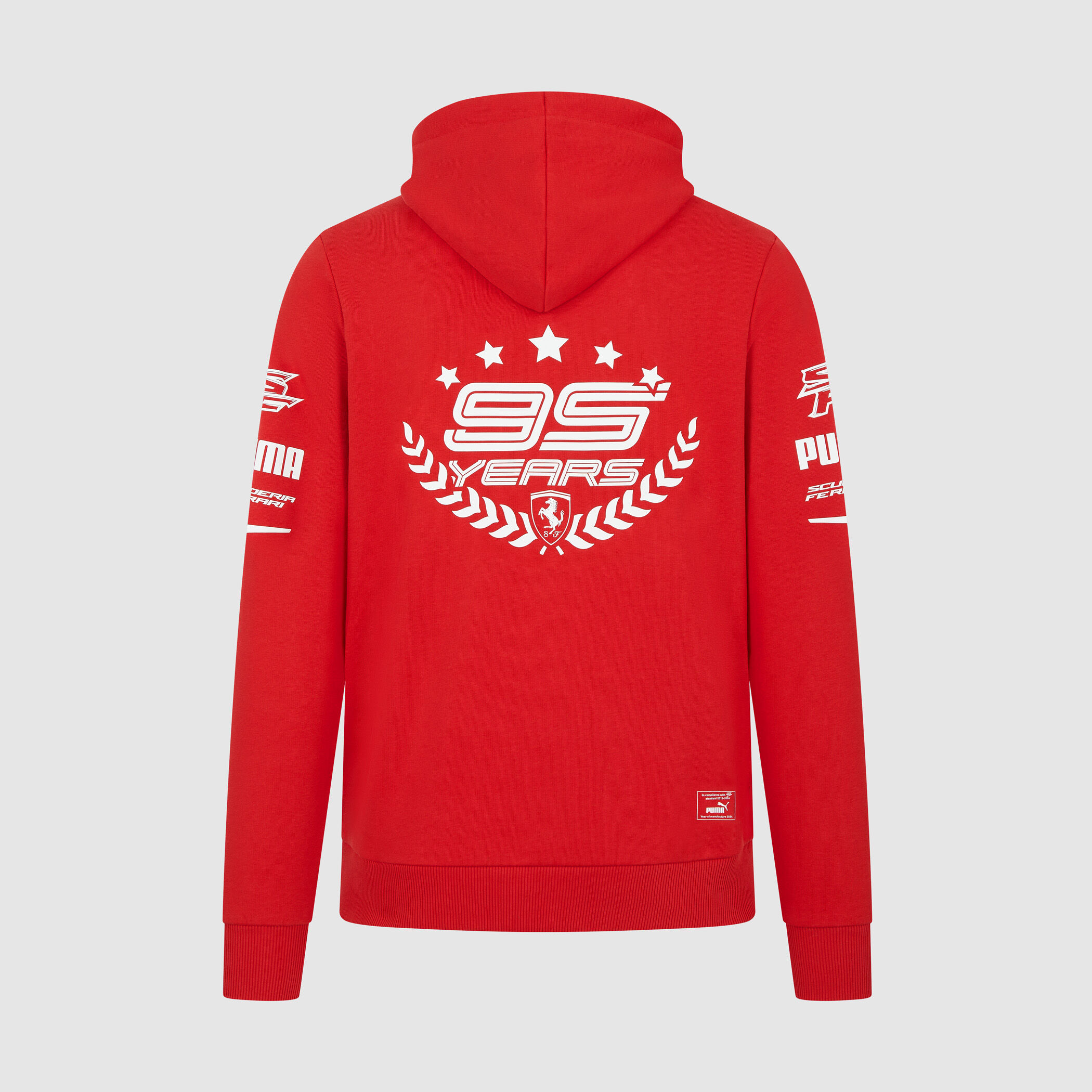 Ferrari hoodie red on sale