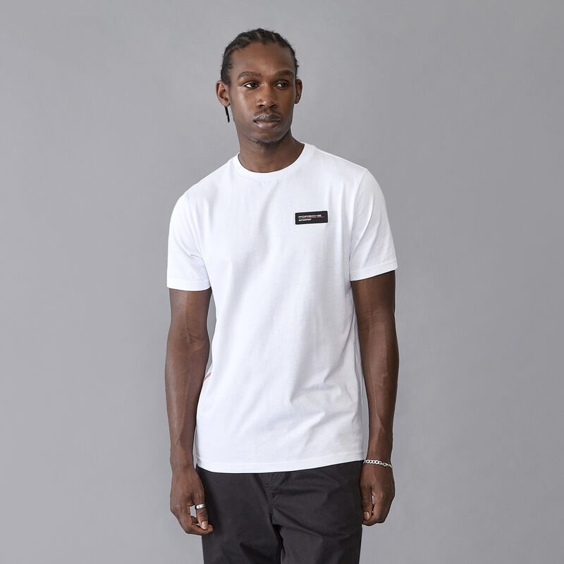 PORSCHE FW LOGO TEE - white