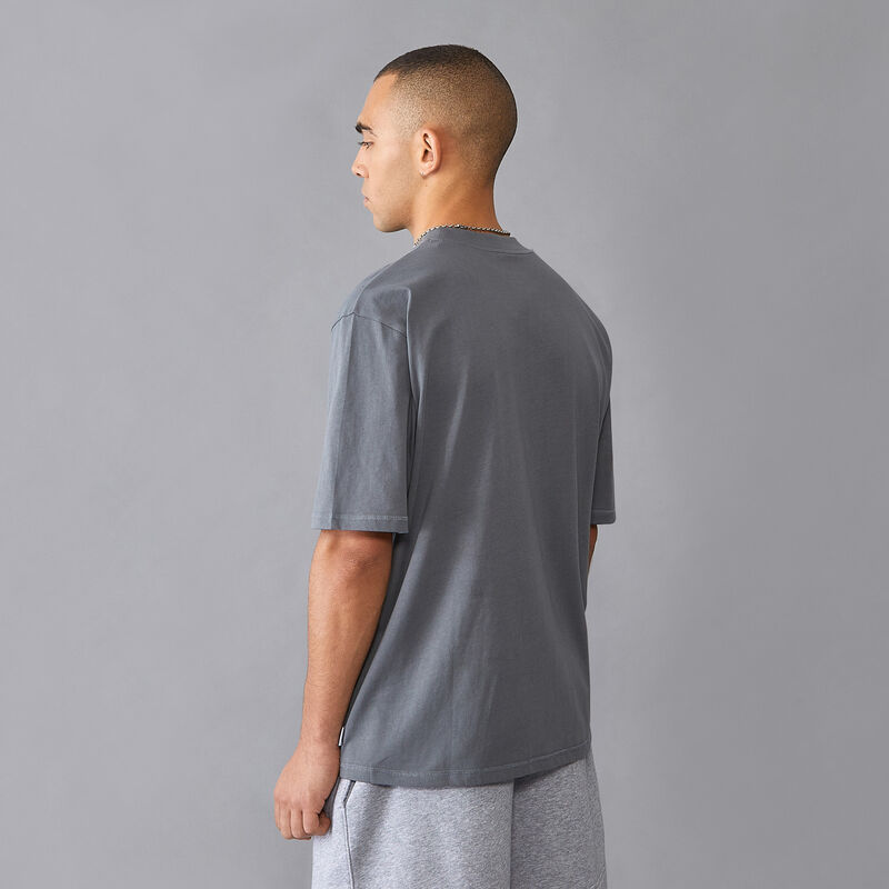 F1 FW RELAXED FIT BOUCLE TEE - grey melange