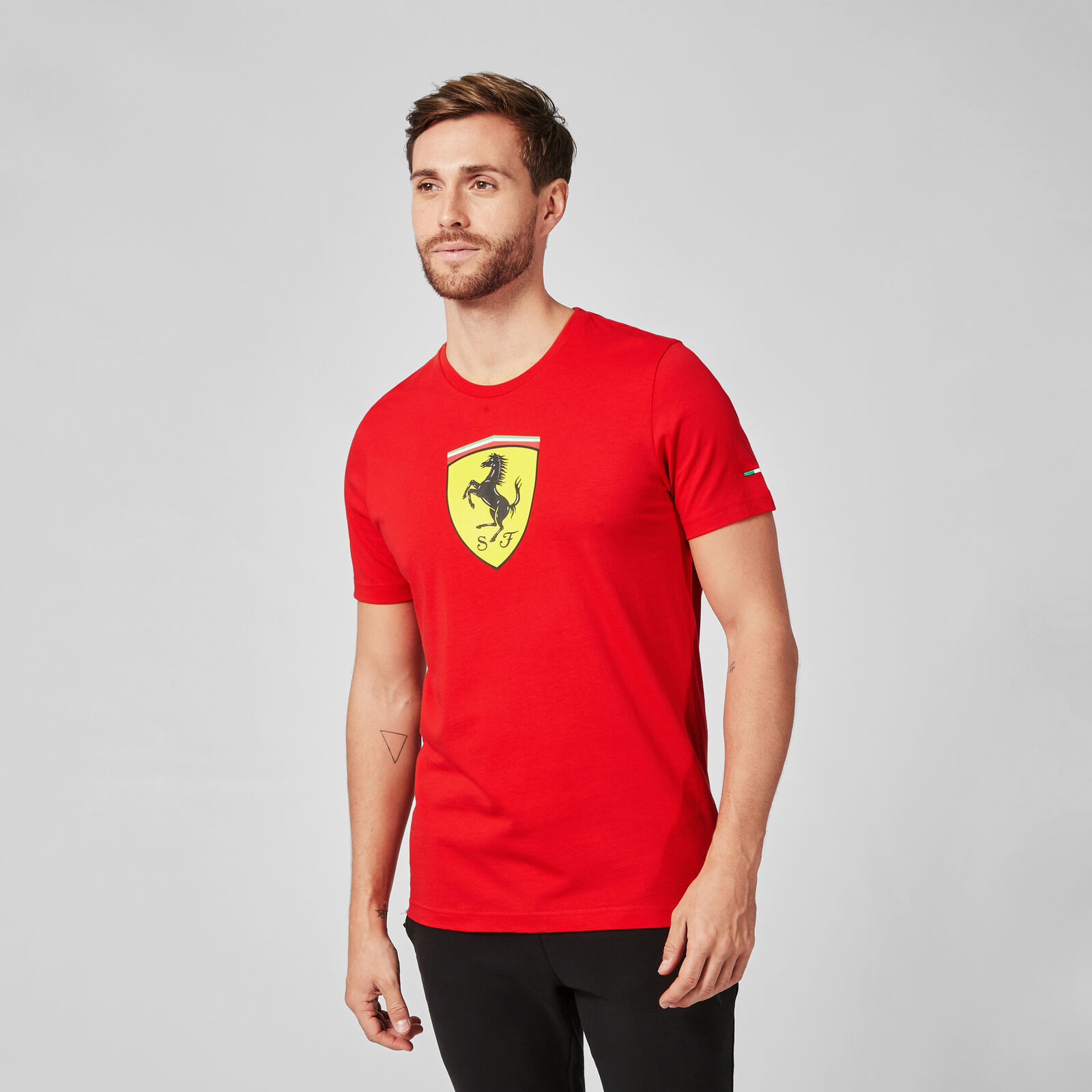 conversie Schuldenaar Modernisering Puma Large Scudetto T-Shirt - Scuderia Ferrari | Fuel For Fans