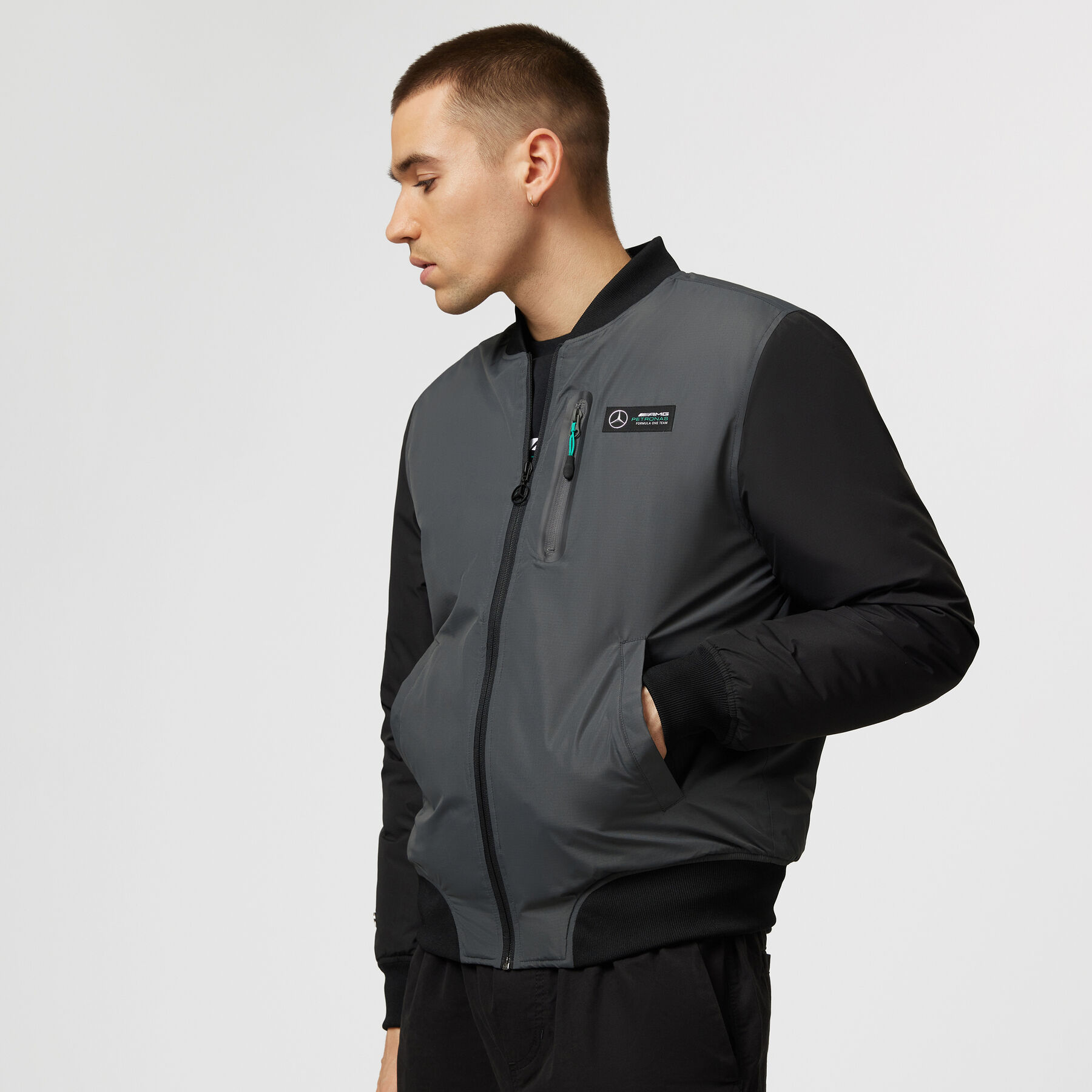 Lewis hamilton reversible bomber jacket shop