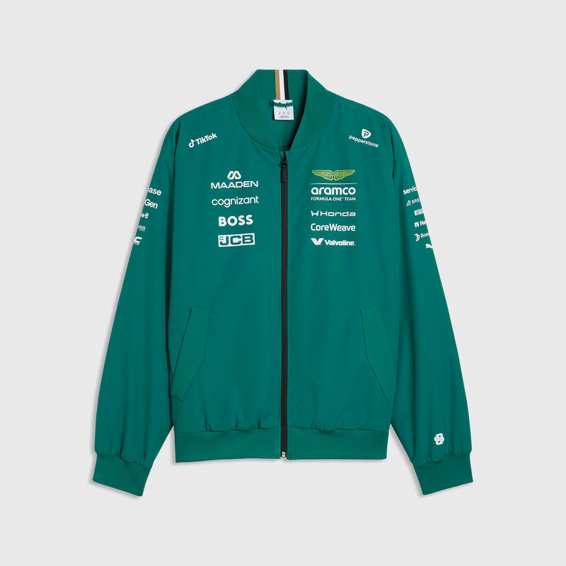 2026 Replica Team Bomber Jacket 2026 - Aston Martin F1 Team - Green XS for males - Fuel For Fans F1 Merchandise store