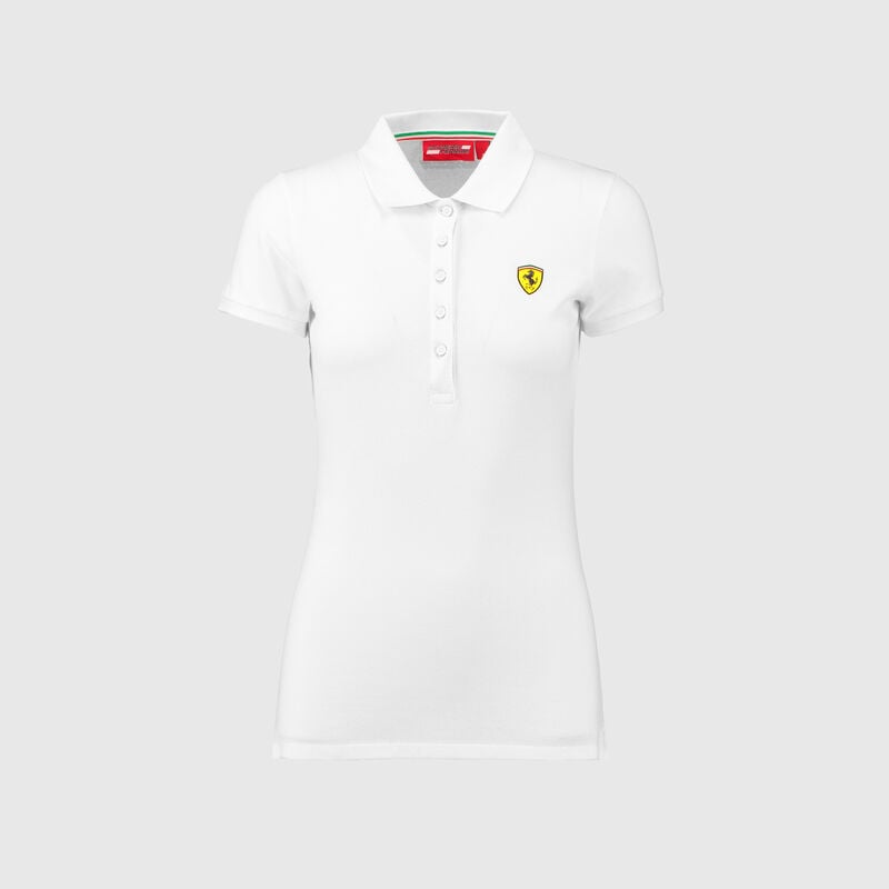 Womens Classic Logo Polo Scuderia Ferrari Formula 1 Fuel For Fans