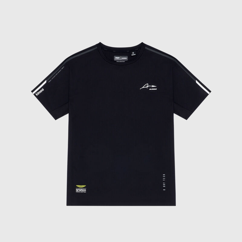 AMF1 FW KIMOA CHEST LOGO TEE - black