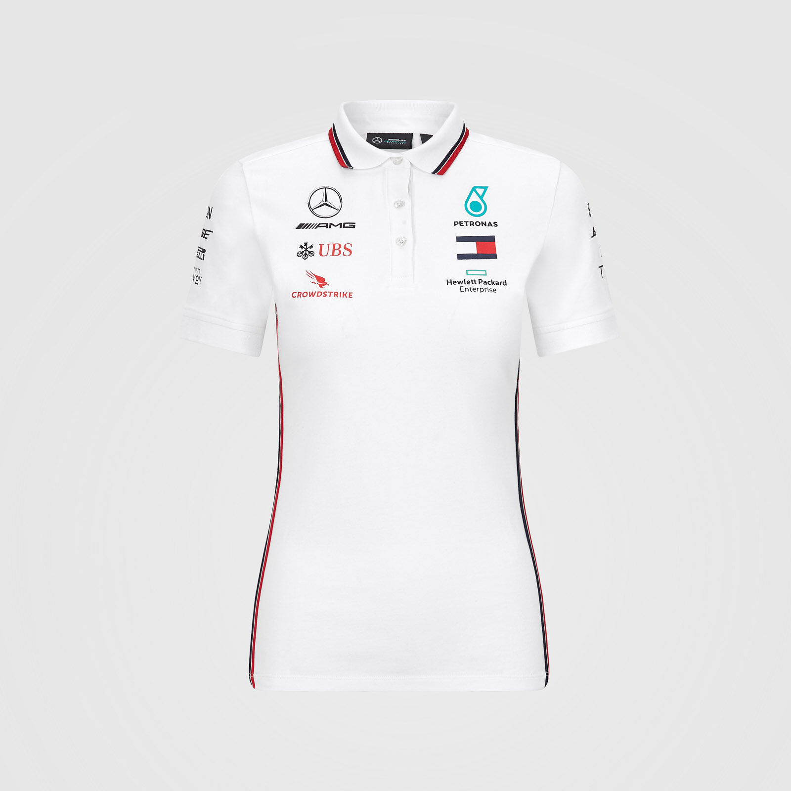 Mercedes-AMG Petronas Motorsport 2019 F1 Womens Team Polo Shirt Black