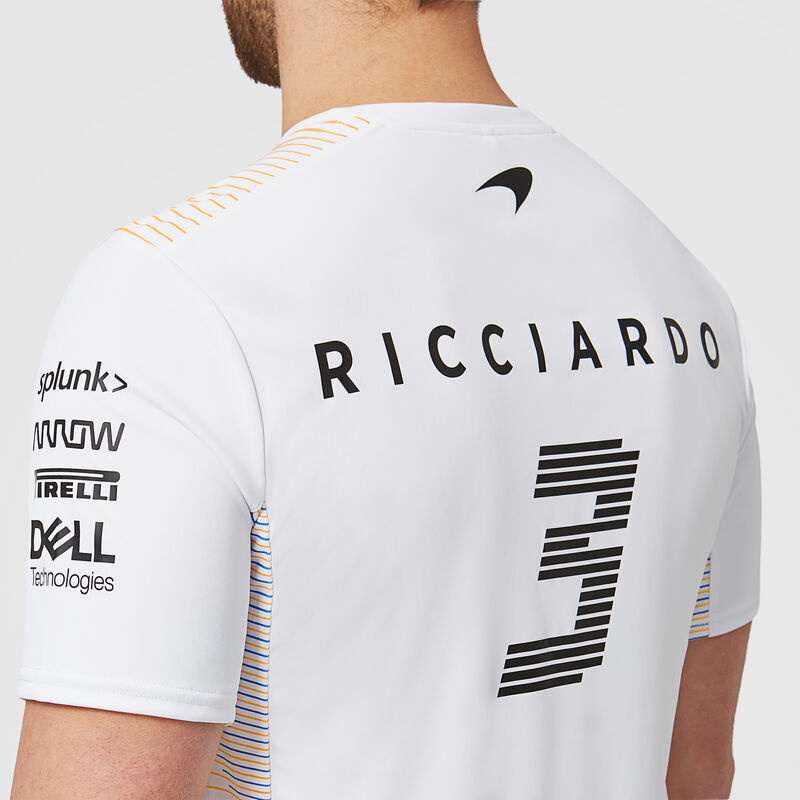 MCLAREN RP MENS RICCIARDO TEE - white