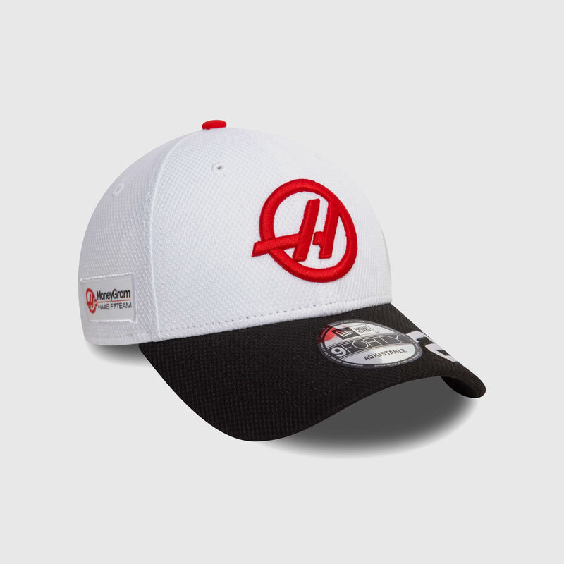 HAAS SL RP DRIVER KM 9FORTY CAP - white