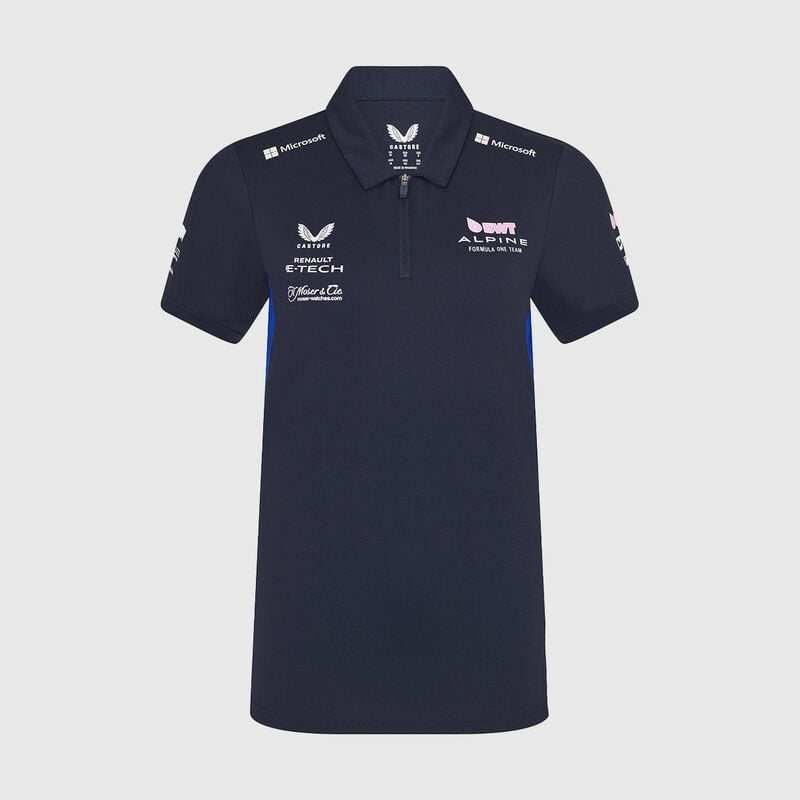 ALPINE RP WOMENS SS POLO SHIRT - navy