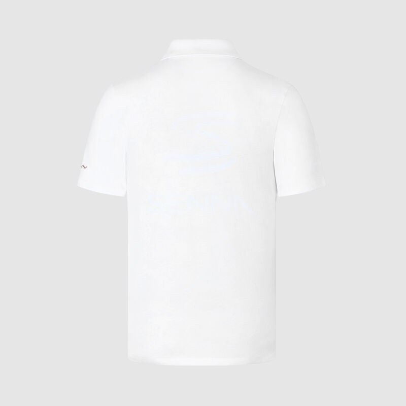 AS FW MENS SENNA LOGO POLO - white