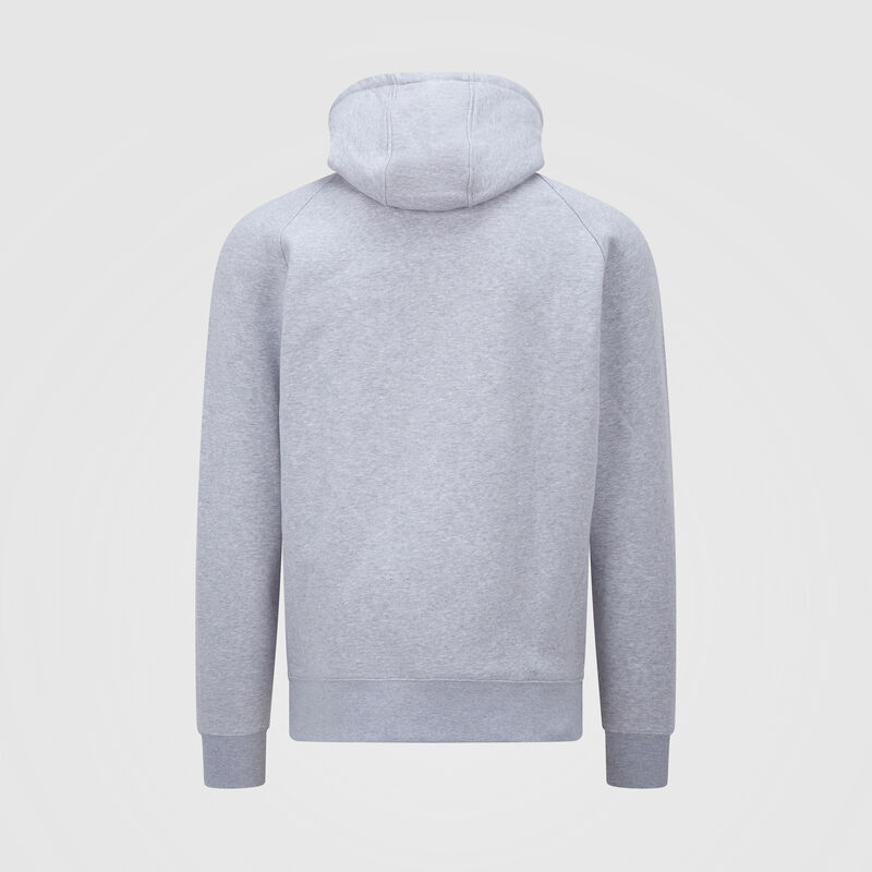 F1 FW LARGE LOGO HOODED SWEAT - grey