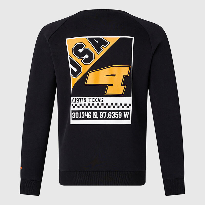 MCLAREN SL US LN GRAPHIC CREW NECK SWEAT - black