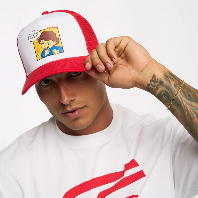 SENNA FW SEN GRAPH TRUCKER CAP - red