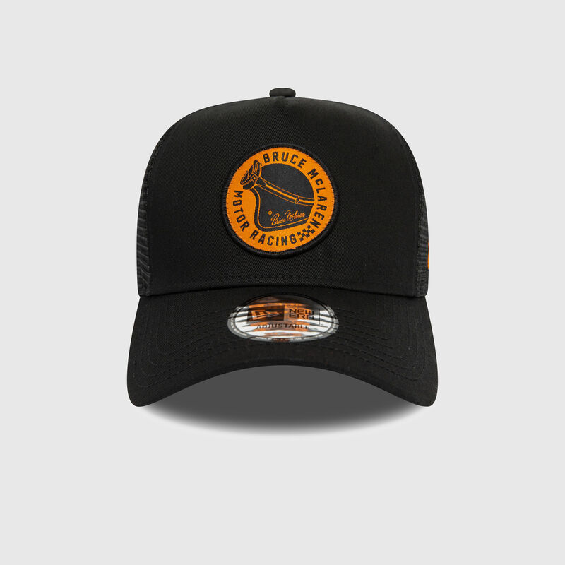 MCLAREN SL LS CIRCULAR PATCH TRUCKER - black