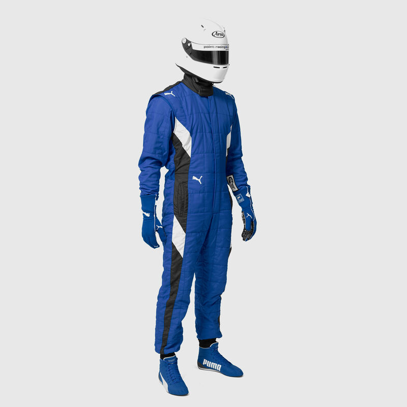 PU RW UNISEX FIA PODIO RACESUIT - blue