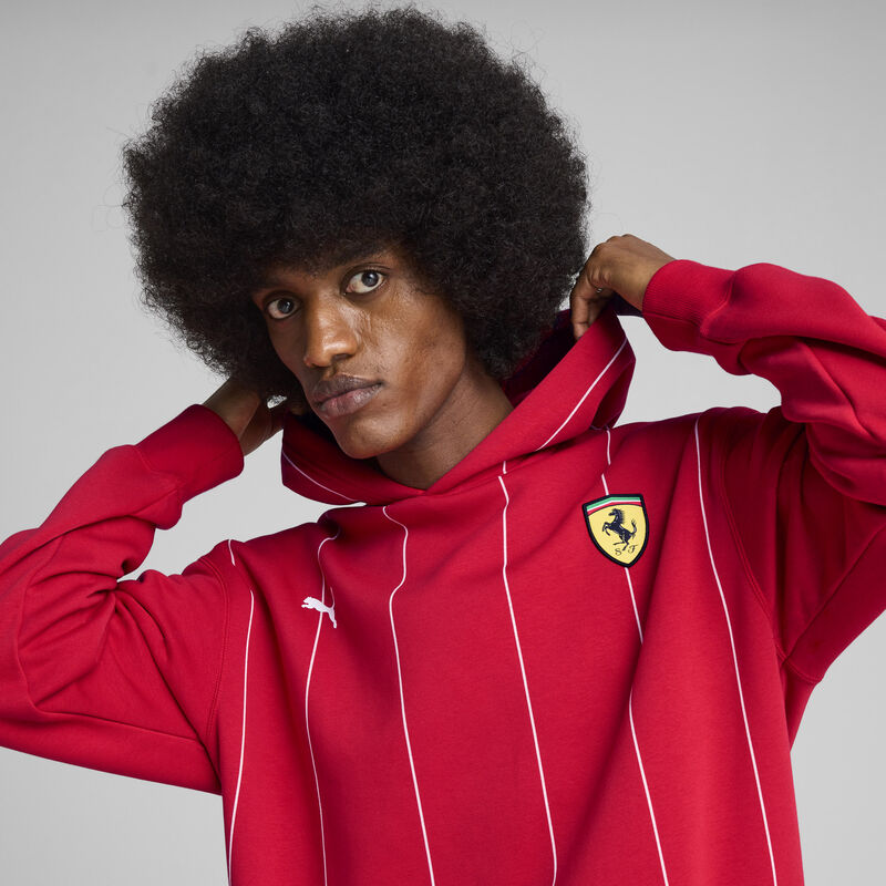 SF LS RACE PREMIUM HOODIE - red