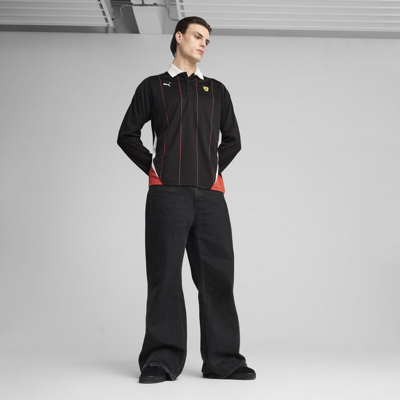 SF LS RACE JERSEY TEE - black