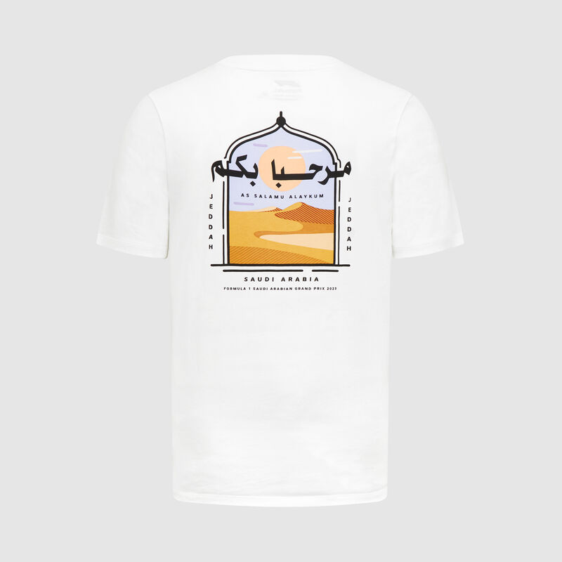 F1 FW RS SAUDI TEE - white