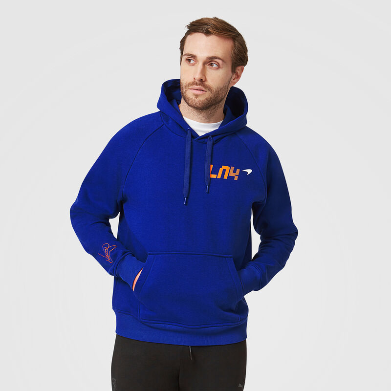 MCLAREN FW MENS LANDO LN4 HOODY - blue