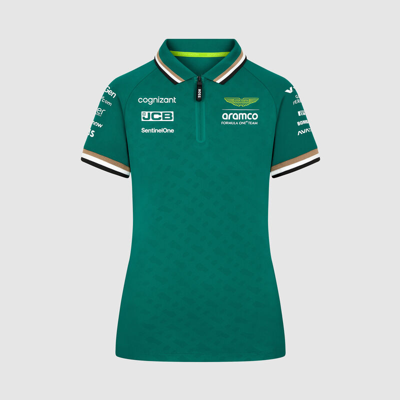 Women's 2024 Team Polo 2024 - Aston Martin F1 Team - Green XXS for females - 8719203415604 - Fuel For Fans F1 Merchandise store
