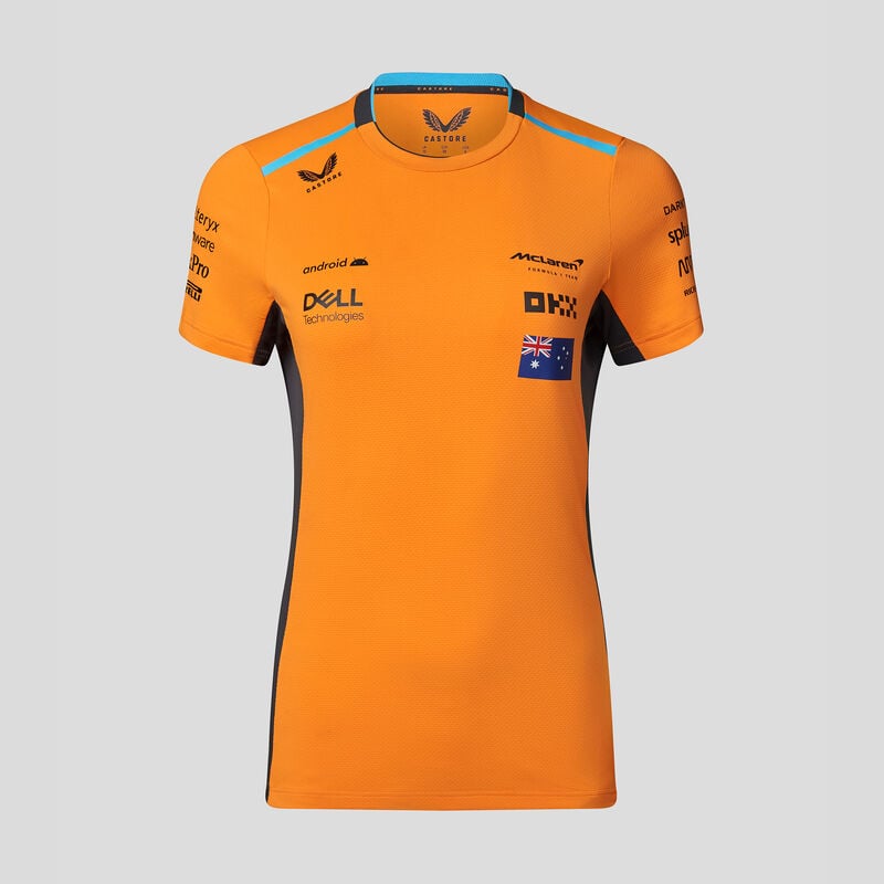 MCLAREN SL RP 2023 WOMENS SET UP TEE PIASTRI - orange