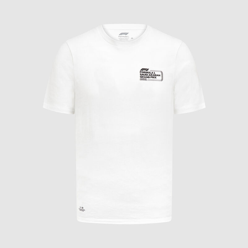 F1 FW RS SAUDI TEE - white