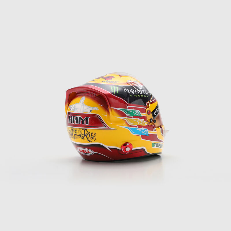 MAPF1 LH 2017 1:5 SCALE HELMET - yellow