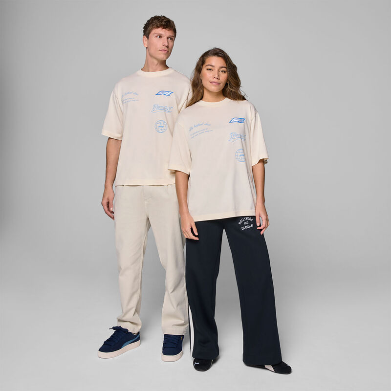 F1 FW HERITAGE GRAPHIC TEE - beige