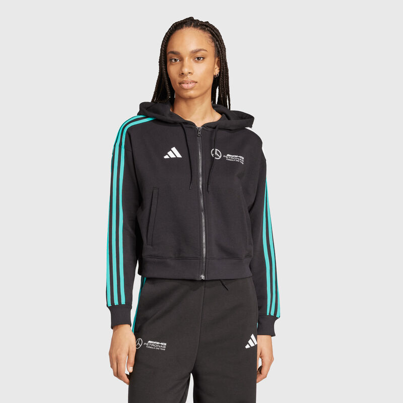 MAPF1 FW WOMENS DNA FULL ZIP HOODIE - black