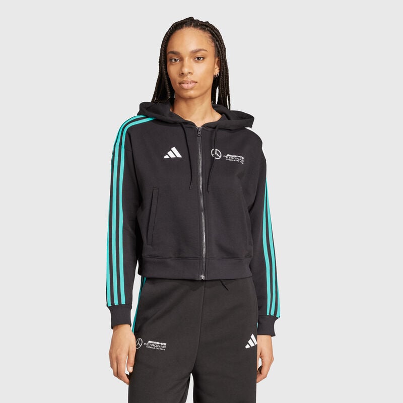 MAPF1 FW WOMENS DNA FULL ZIP HOODIE - black