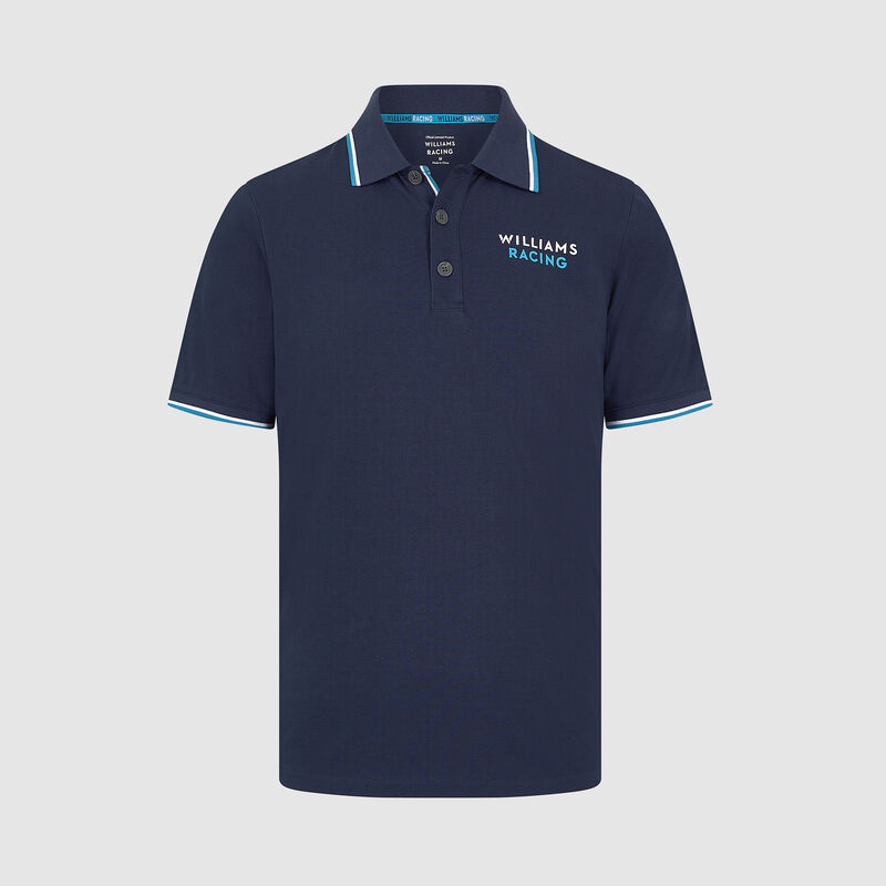 WILLIAMS RACING FW MENS POLO - navy