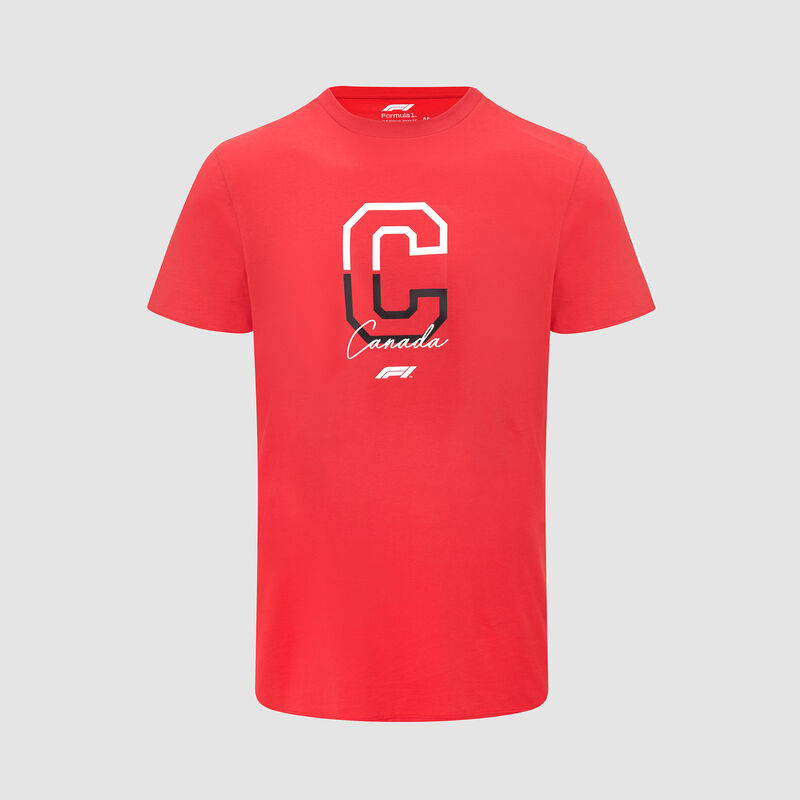 F1 FW RS CANADA TEE - red