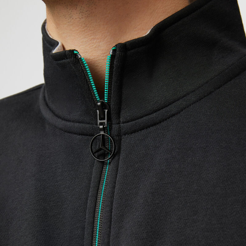 MAPF1 FW QUARTER ZIP - black