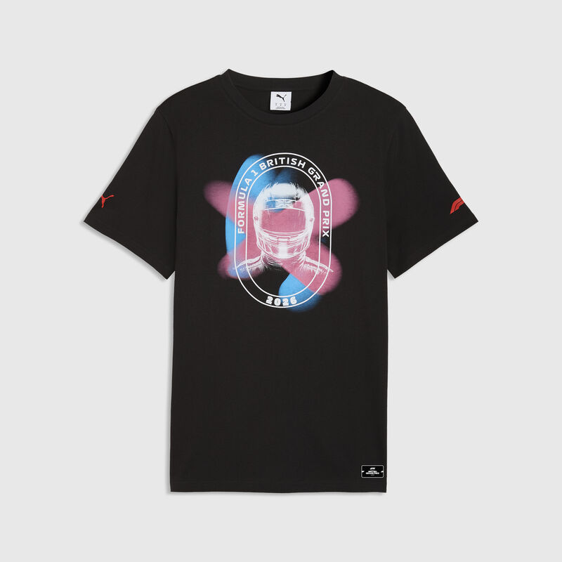 PUMA British GP T-shirt 2026 - Formula 1 - Black XS for males - 4069161963933 - Fuel For Fans F1 Merchandise store