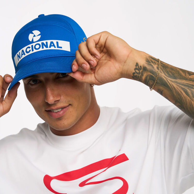 SENNA FW NACIONAL REPLICA CAP - Blue