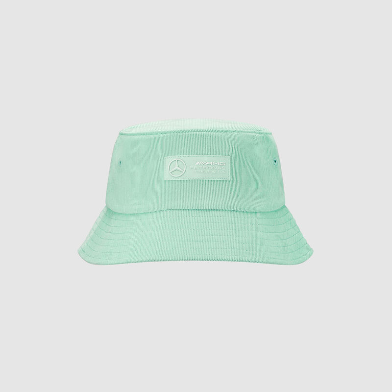 Retro Corduroy Bucket Hat 2023 - Mercedes-AMG F1 - Mint One size - 8719203310084 - Fuel For Fans F1 Merchandise store