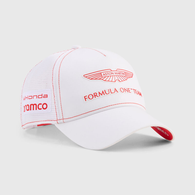 2026 Lance Stroll Trucker Cap 2026 - Aston Martin F1 Team - White ONE SIZE - Fuel For Fans F1 Merchandise store